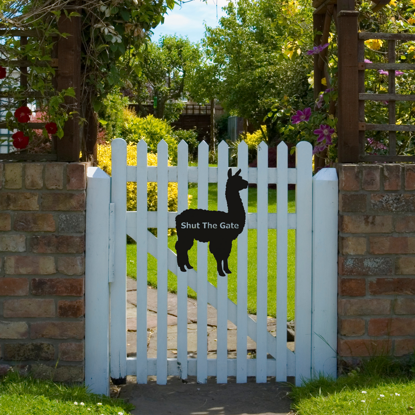Animal Shut The Gate Signs