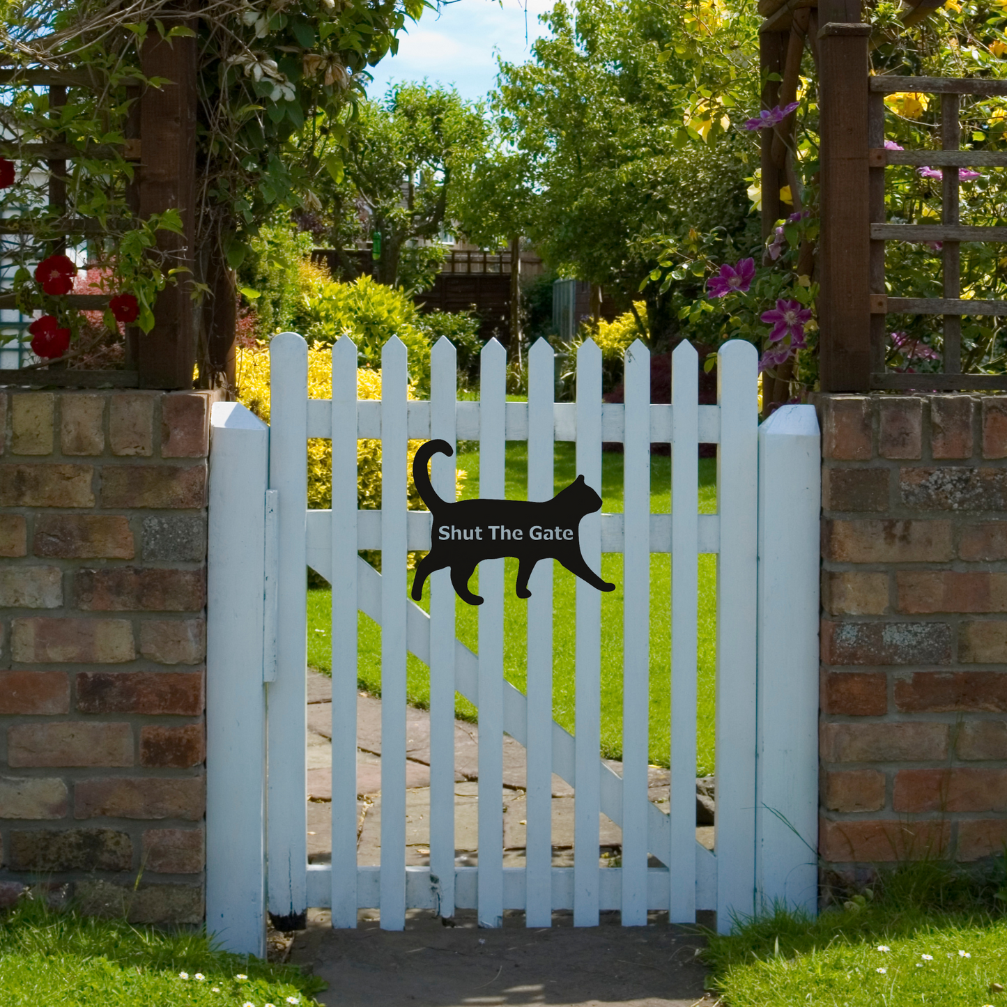 Animal Shut The Gate Signs
