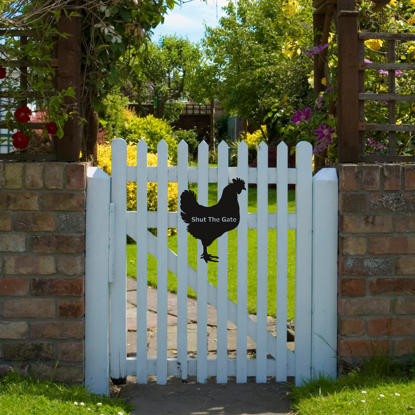 Animal Shut The Gate Signs