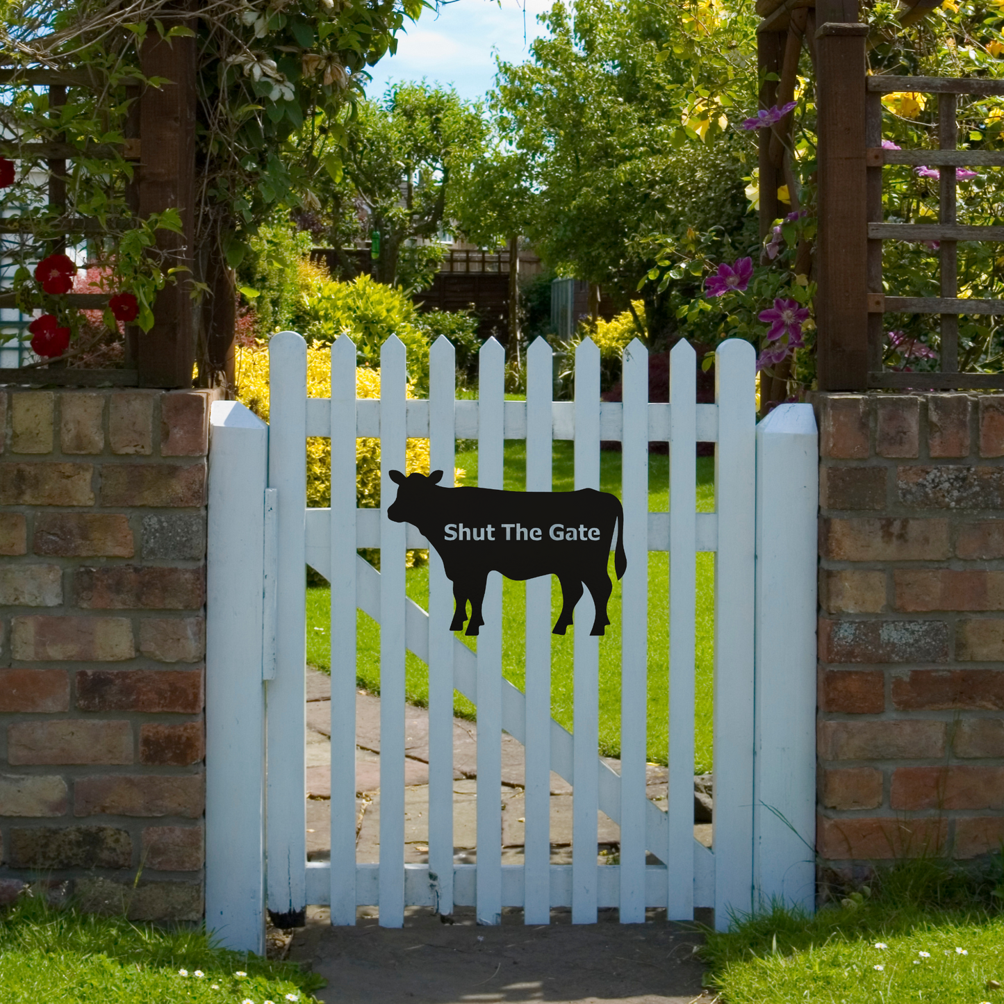 Animal Shut The Gate Signs