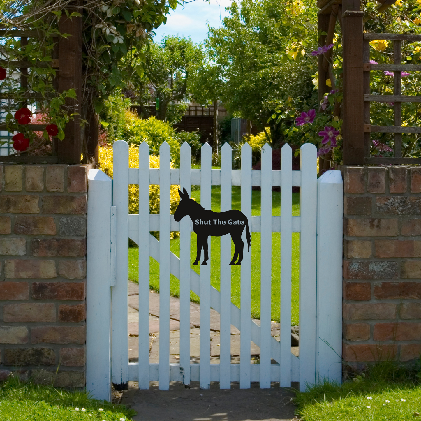Animal Shut The Gate Signs