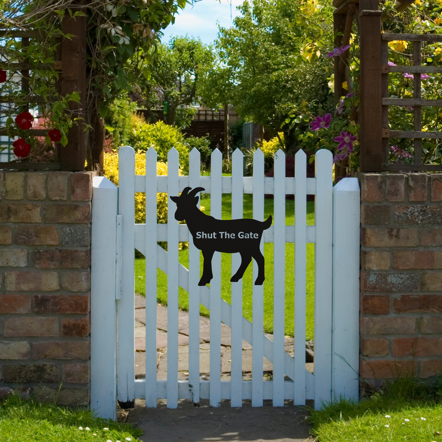 Animal Shut The Gate Signs
