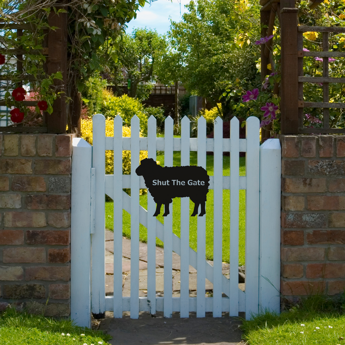Animal Shut The Gate Signs
