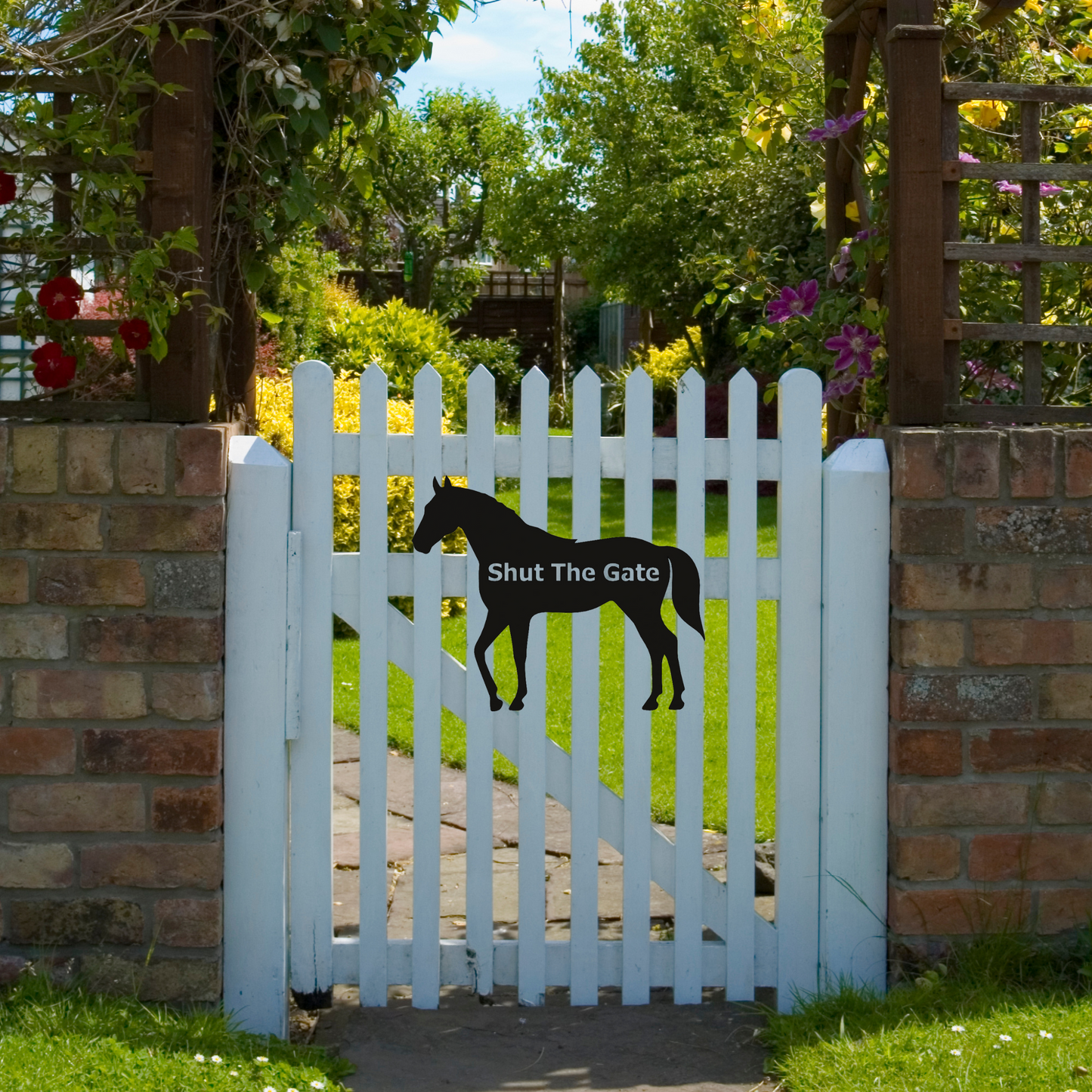 Animal Shut The Gate Signs