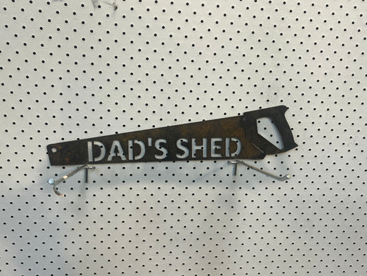 Dad's Shed Hand Saw Sign