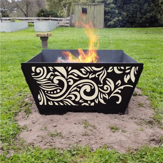 Floral Fire Pit