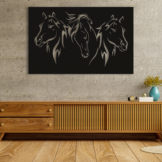 Horse Trio Décor
