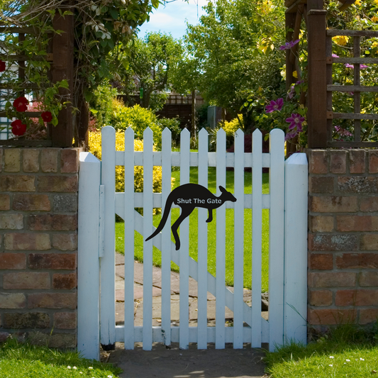 Animal Shut The Gate Signs