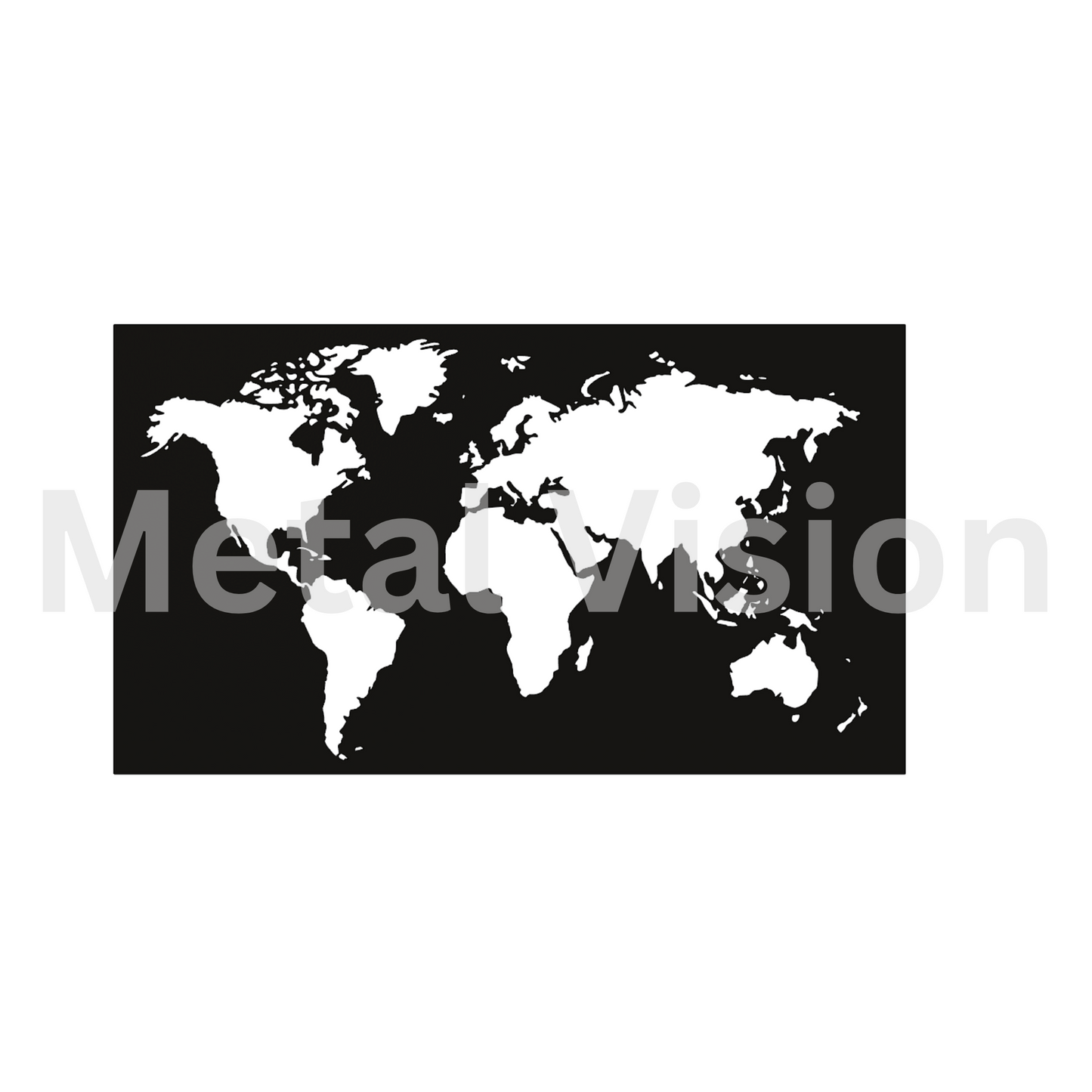 World Map Wall Décor