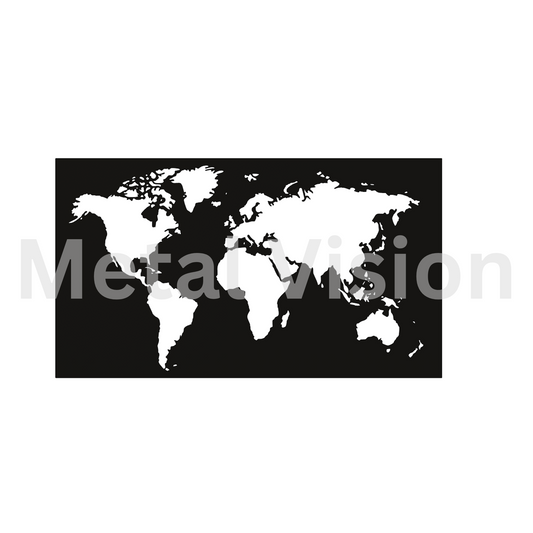 World Map Wall Décor